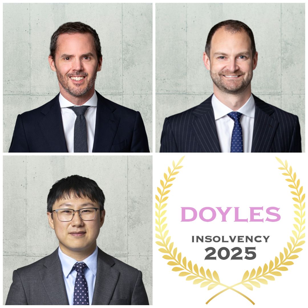 Leading Insolvency & Restructuring Junior Counsel – New South Wales, 2025